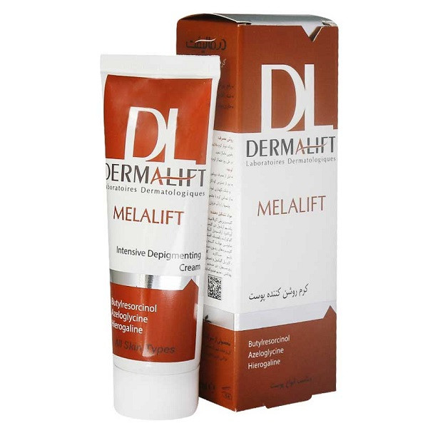 درمالیفت کرم روشن کننده پوست مناسب انواع پوست 40ML