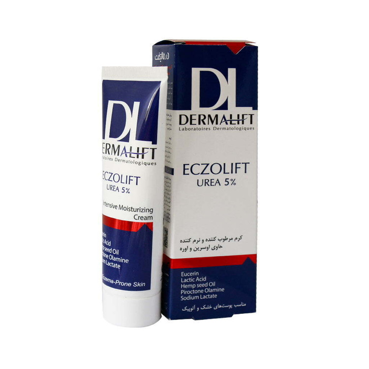 درمالیفت اگزولیفت اوره 10% کرم مرطوب کننده ونرم کننده حاوی اوسرین و اوره 75ML