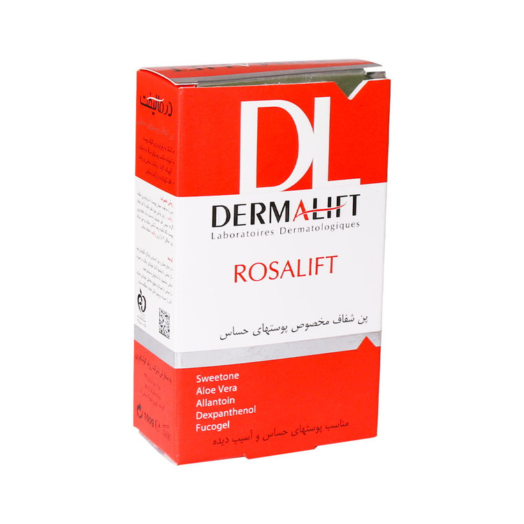 درمالیفت رزالیفت شوینده غیر صابونی شفاف برای پوست های حساس 100GR