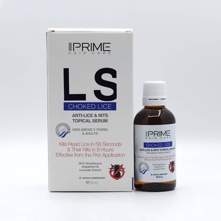 پریم سرم مو برطرف کننده حشرات ازبین برنده شپش موی سر 50ML