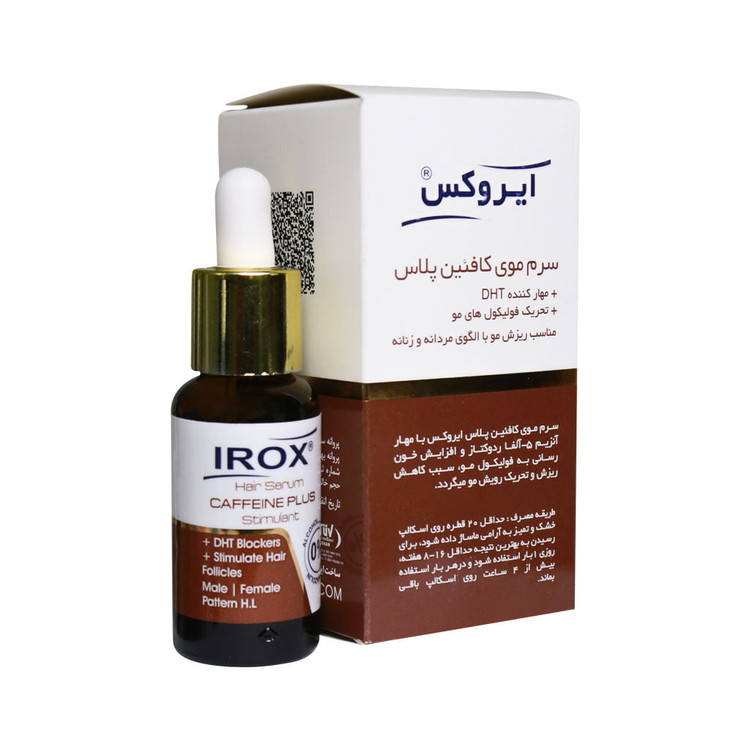 ایروکس سرم موی کافئین پلاس فاقد سولفات