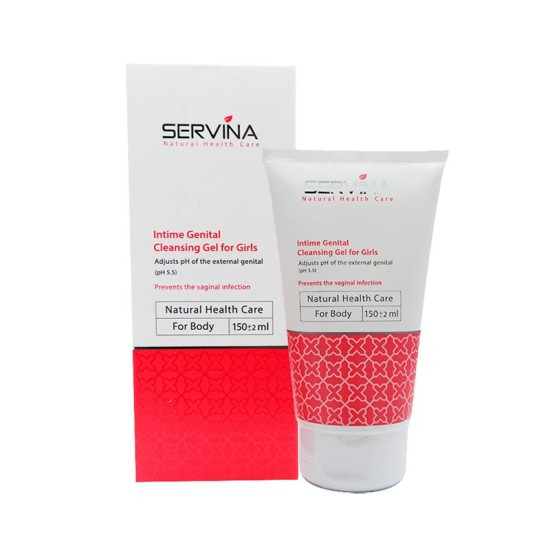 سروینا ژل بهداشتی دوشیزگان پیشگیری از عفونت 150ML