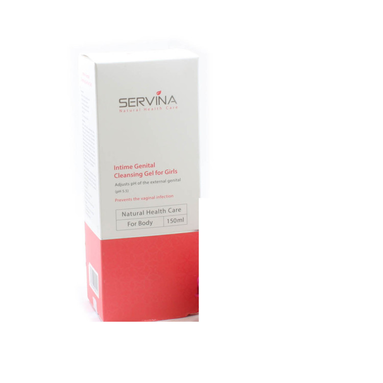 سروینا ژل بهداشتی دوشیزگان پیشگیری از عفونت 150ML