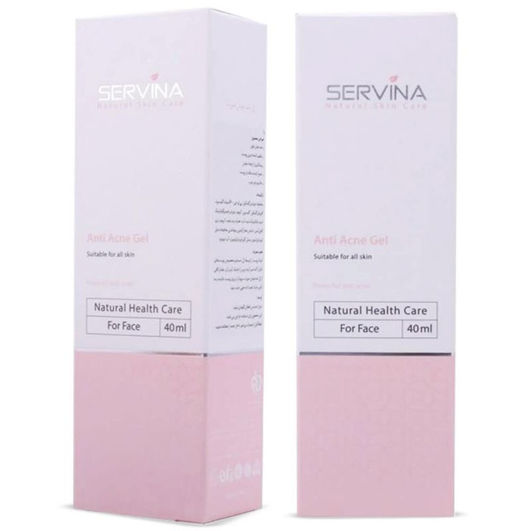 سروینا ژل ضد جوش صورت مناسب انواع پوست 40ML