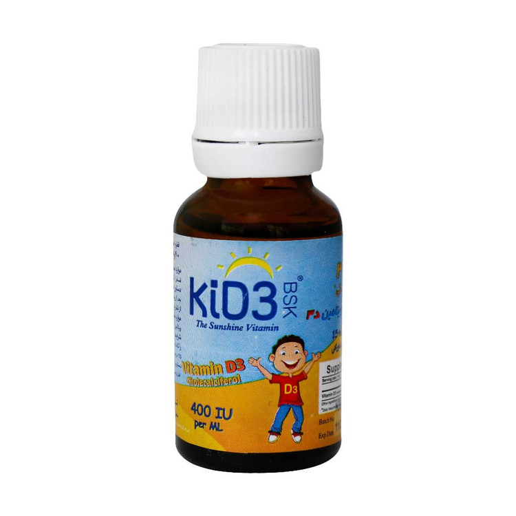 بی اس کی کیدتری قطره خوراکی ویتامین د3 15ML