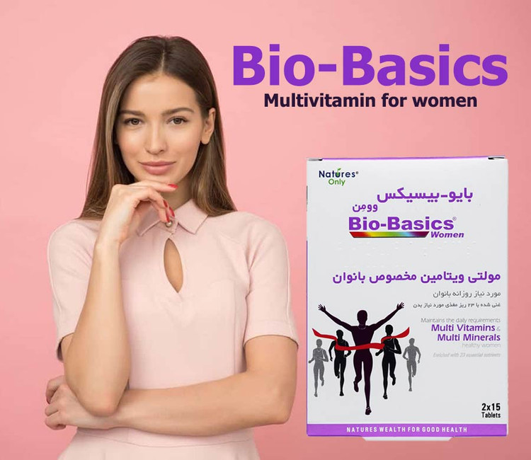 نیچرز اونلی بایوبیسیکس وومن قرص مولتی ویتامین مینرال بانوان 30عددی