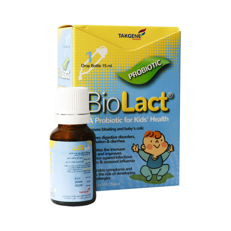تک ژن فارما بایولاکت قطره پروبیوتیک برای نوزادان و کودکان 15ML