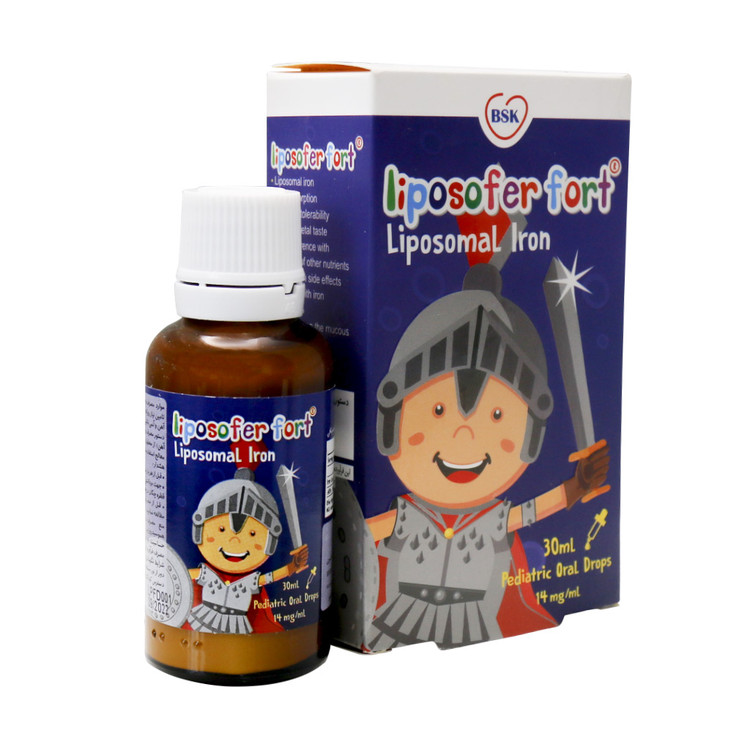 بی اس کی لیپوزوفر فورت قطره خوراکی آهن 30ML