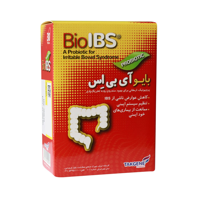 تک ژن فارما بایو آی بی اس کپسول پروبیوتیک 30عددی