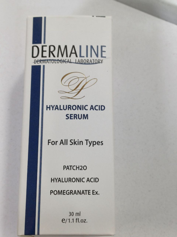 درمالاین سرم پوست حاوی هیالورونیک اسید 30ml
