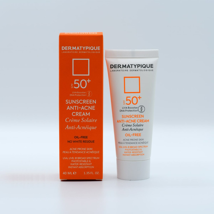 درماتیپیک ضد آفتاب و ضد جوش SPF50 بدون رنگ 40ML