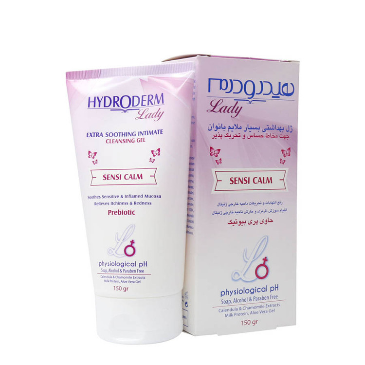 ژل بهداشتی بسیار ملایم بانوان هیدرودرم مدل Sensi Calm