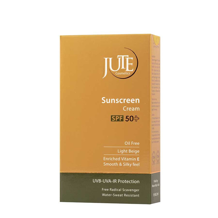 کرم ضدآفتاب ژوت SPF50 مناسب پوست چرب | بژ روشن