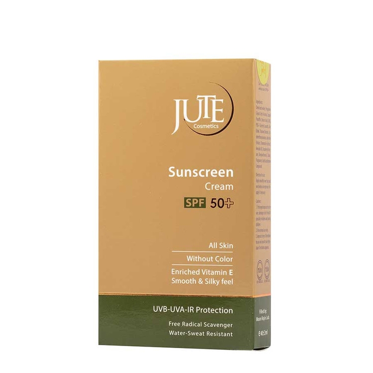 کرم ضدآفتاب ژوت SPF50 مناسب انواع پوست | بی رنگ