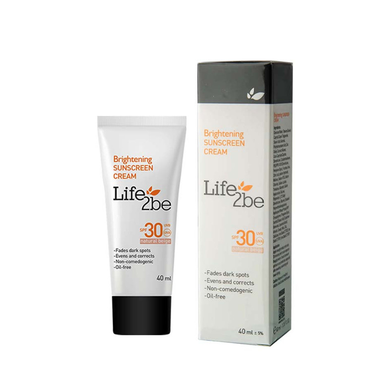 کرم ضدآفتاب و روشن کننده SPF30 لایف توبی
