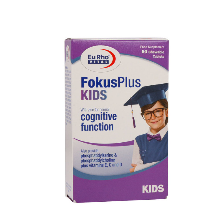 قرص جویدنی فوکوس پلاس کیدز یوروویتال