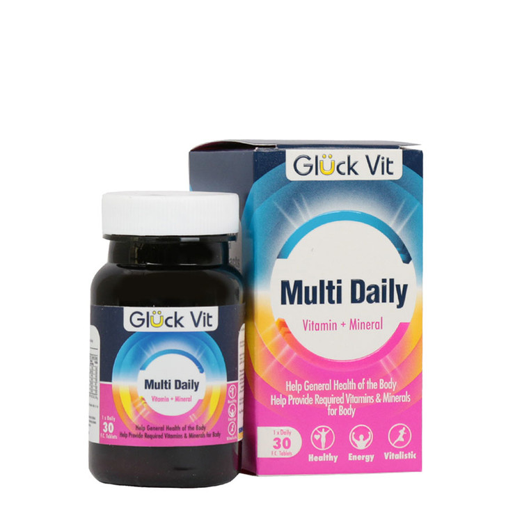 قرص روکش دار مولتی دیلی گلوک ویت