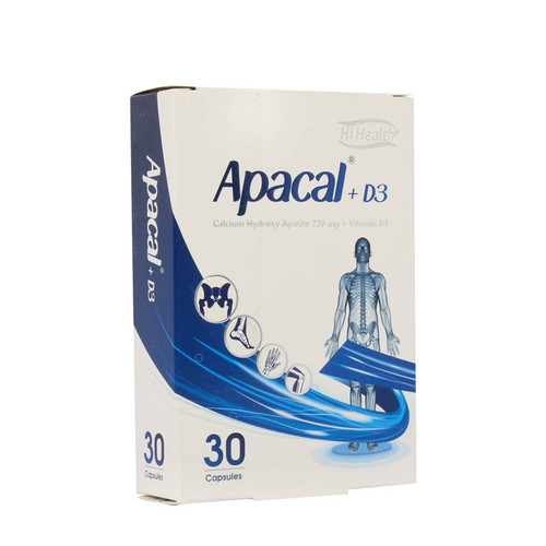 کپسول آپاکل و ویتامین D3 های هلث 30 عدد