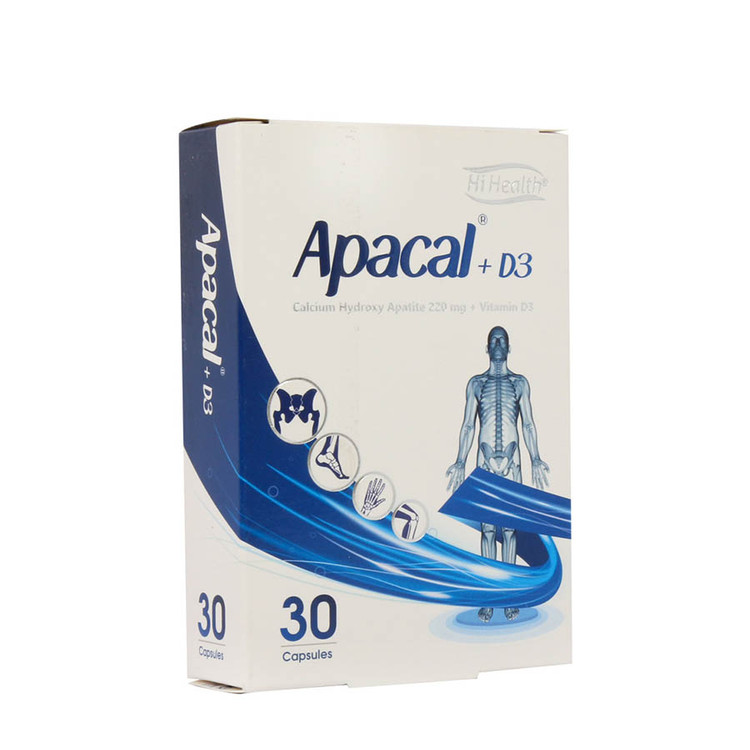 کپسول آپاکل و ویتامین D3 های هلث 30 عدد