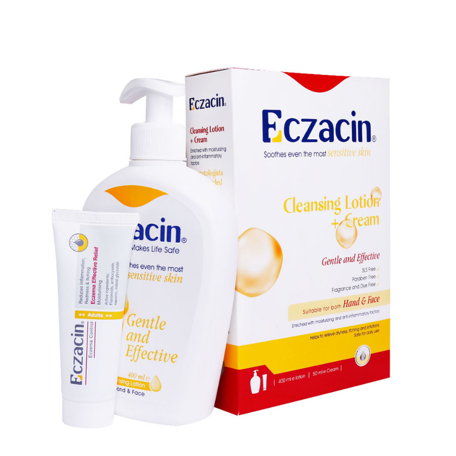 پک لوسیون شوینده و کرم اگزاسین هولیستیکا