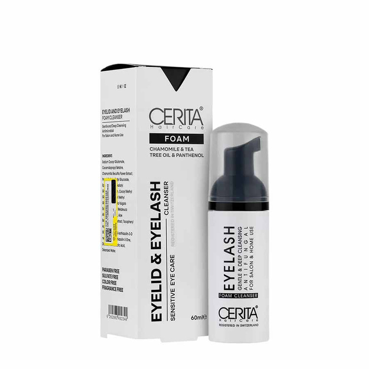 شامپو فوم شستشوی پلک و مژه سریتا