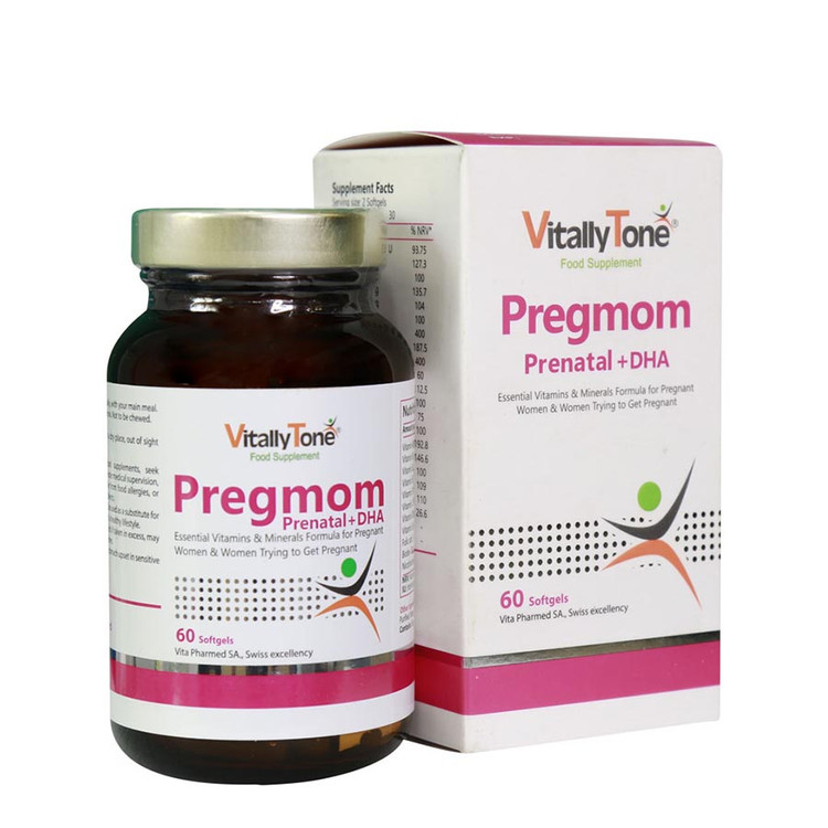 سافت ژل پرگمام ویتالی تون 60 عدد