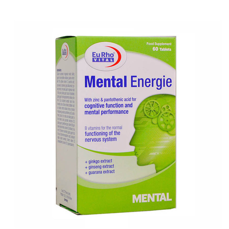 قرص منتال انرژی یوروویتال 60 عدد