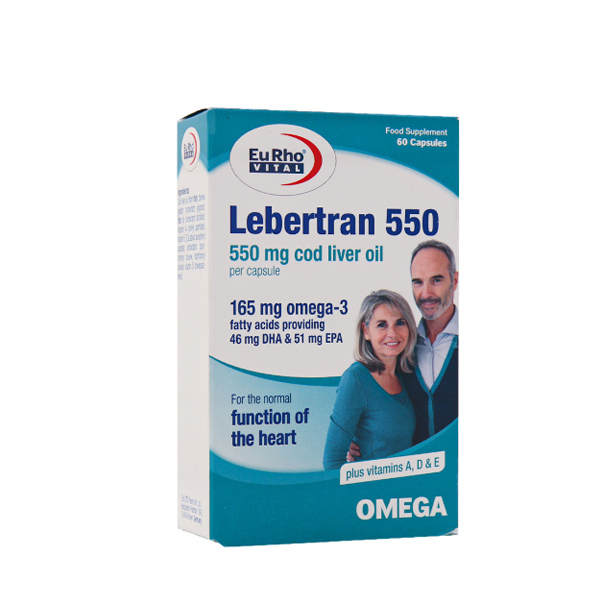 کپسول لبرترن 550 یوروویتال 60 عدد