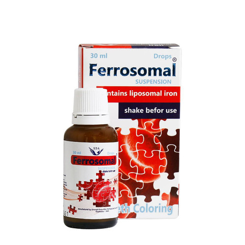 قطره آهن فروزومال 7 میلی گرم سیمرغ دارو عطار 30 میلی لیتر
