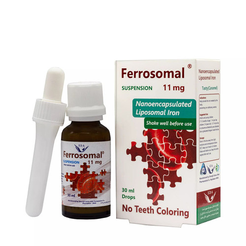 قطره آهن فروزومال 11 میلی گرم سیمرغ دارو عطار 30 میلی لیتر
