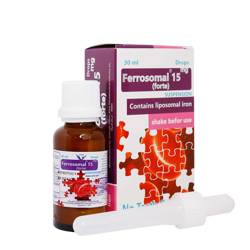 قطره آهن فروزومال 15میلی گرم سیمرغ دارو عطار 30 میلی لیتر