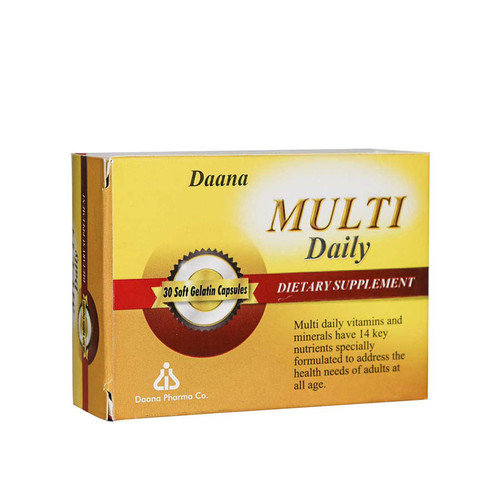کپسول مولتی دیلی دانا 30 عدد