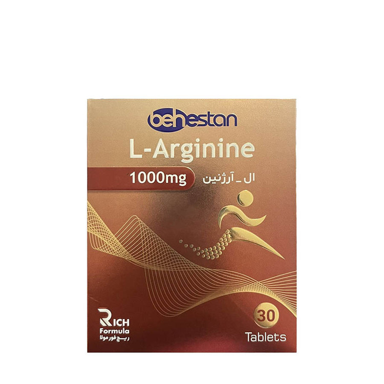 قرص ال آرژنین 1000 میلی گرم بهستان 30 عددی