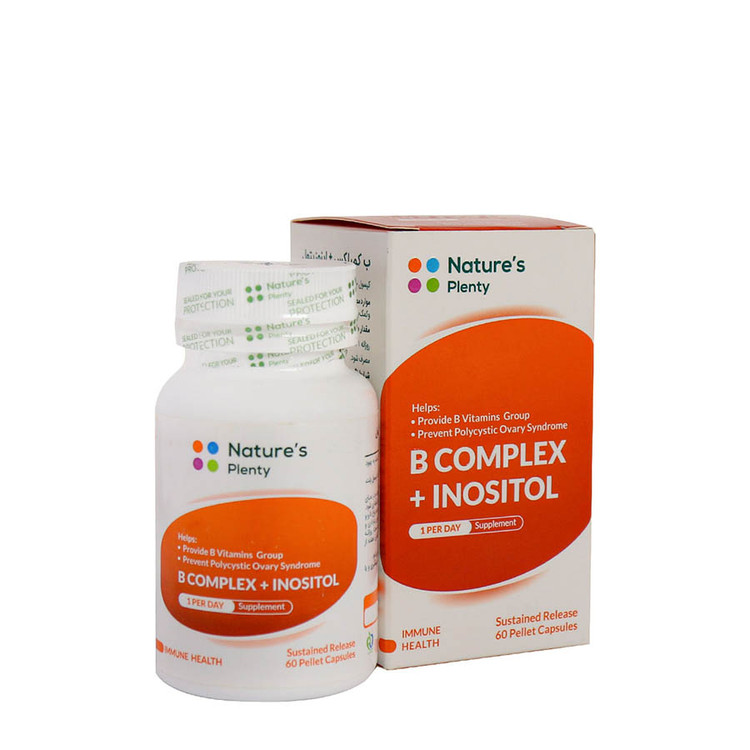 کپسول ب کمپلکس و اینوزیتول نیچرز پلنتی 60 عدد