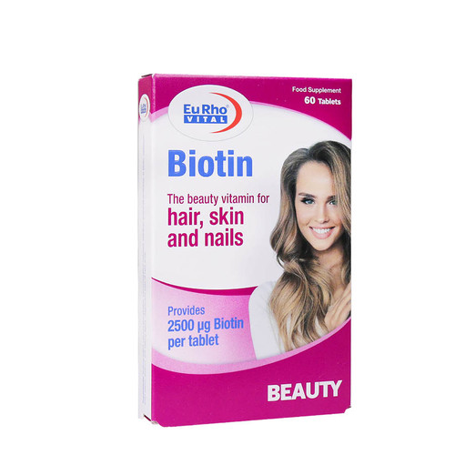 قرص بیوتین 2500 میکروگرم یوروویتال