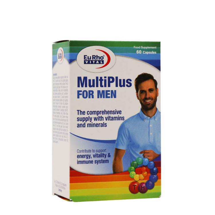 قرص مولتی پلاس فور من اسپرت یوروویتال 60 عدد