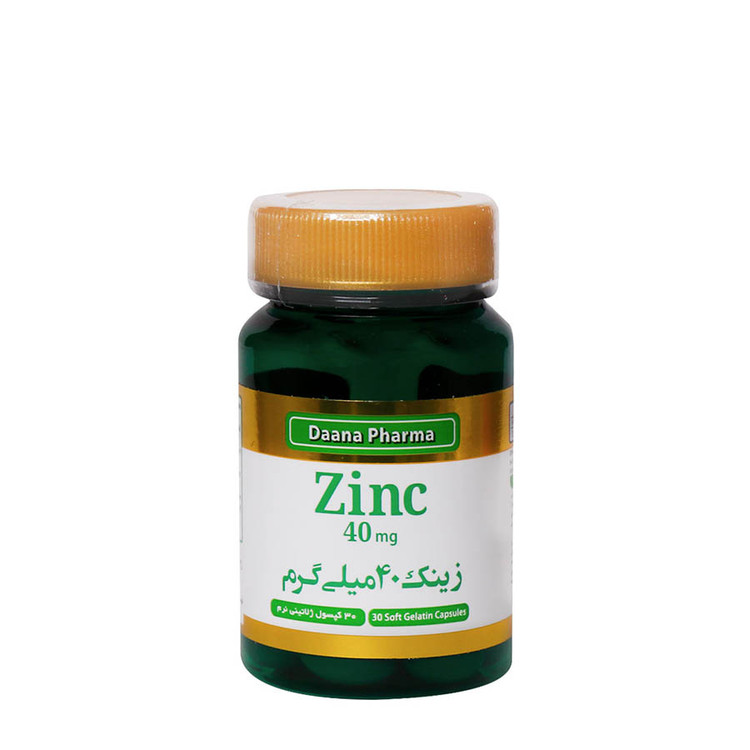 کپسول زینک 40 میلی گرم دانا فارما 30 عدد