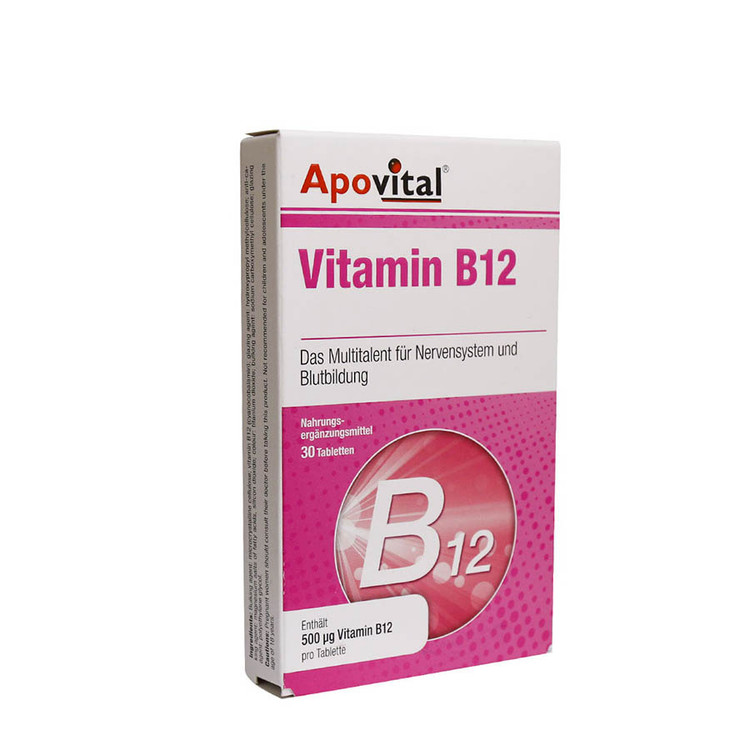 قرص ویتامین B12 آپوویتال 30 عدد