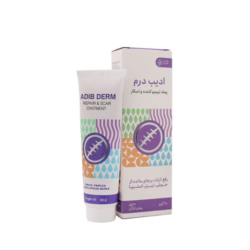 پماد ترمیم کننده و اسکار ادیب درم 60 میلی لیتر
