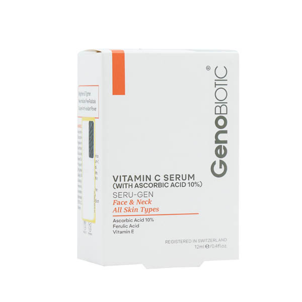سرم ویتامین C حاوی آسکوربیک اسید ژنوبایوتیک 12 میلی لیتر