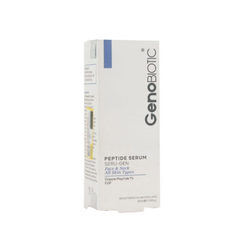 سرم پپتایدی صورت و گردن ژنوبایوتیک 30 میلی لیتر