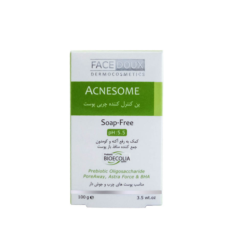 پن کنترل کننده چربی آکنه زوم فیس دوکس مناسب پوست های چرب و دارای آکنه ۱۰۰ گرم