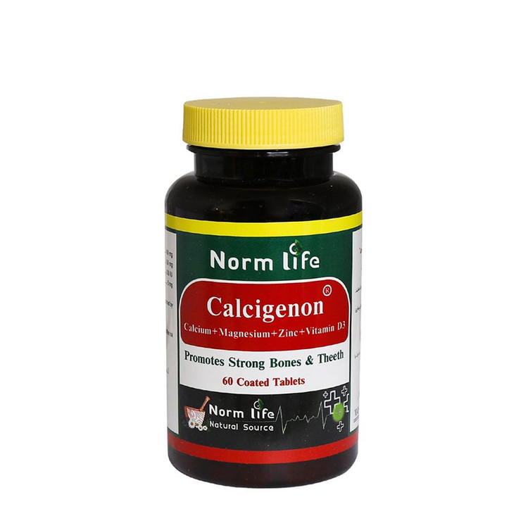 قرص روکش دار کلسی ژنون نورم لایف 60 عدد