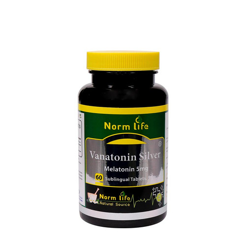 قرص زیر زبانی واناتونین سیلور 5 میلی گرم نورم لایف 60 عدد