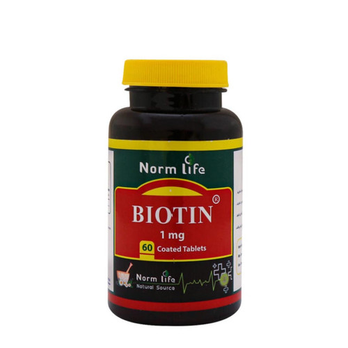 قرص بیوتین 1 میلی گرم نورم لایف 60 عدد