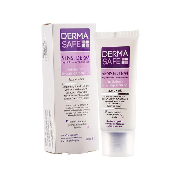 ژل کرم مرطوب کننده درماسیف مناسب پوست های خشک و حساس ۴۰ میلی لیتر