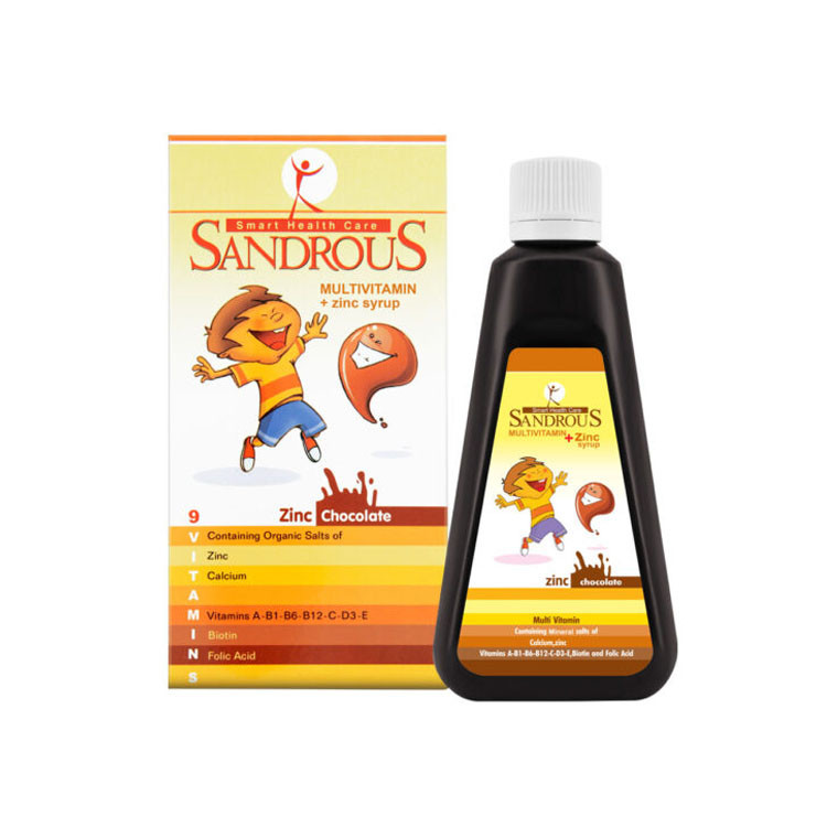 شربت زینک سندروس 200 میلی لیتر