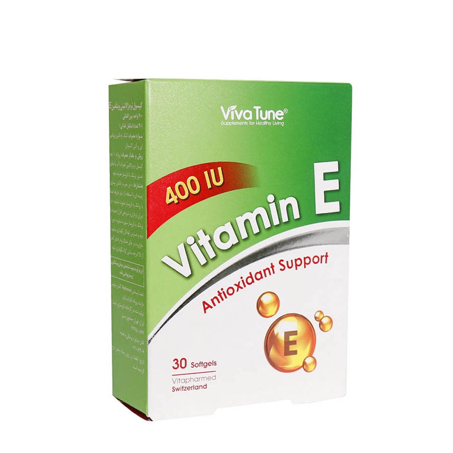 کپسول نرم ژلاتینی ویتامین E 400 واحد ویواتیون 30 عدد