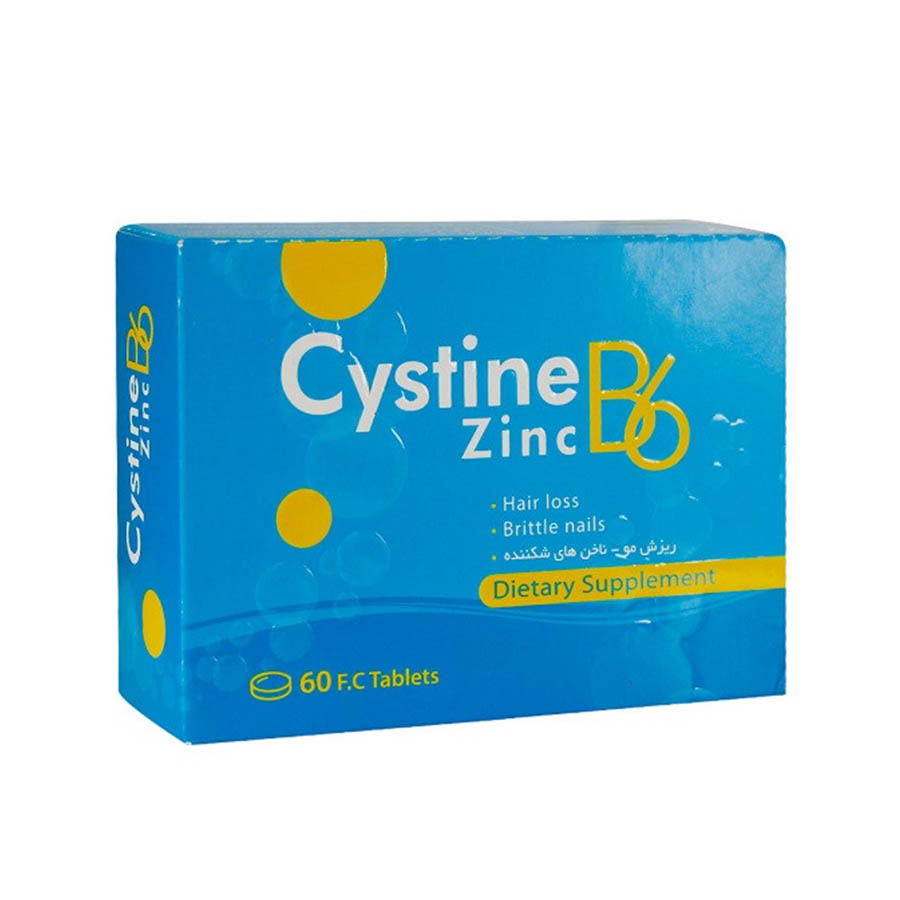 قرص روکشدار سیستین B6 زینک دانا 60 عدد