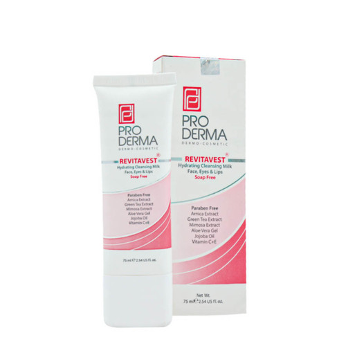 لوسیون پاک کننده آرایش پرودرما 75 میلی لیتر